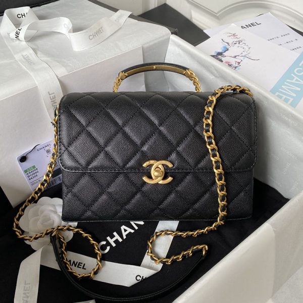 CHANEL トップハンドル チェーンショルダーバッグ