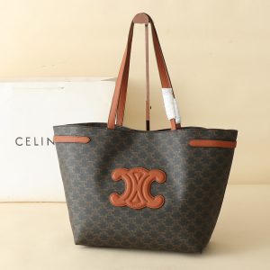 CELINE トートバッグ 人気 ミディアム カバ アナイス キュイル トリオンフ