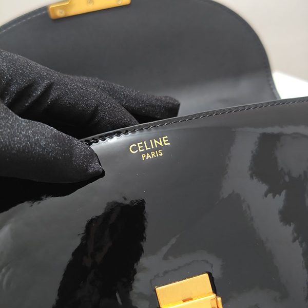 N品 セリーヌ バッグ 人気 ランキング CELINE バッグ 新作2024 ミディアム ニノ バッグ 117523GG2.38NO ブラック ゴールド金具 - 画像 (5)