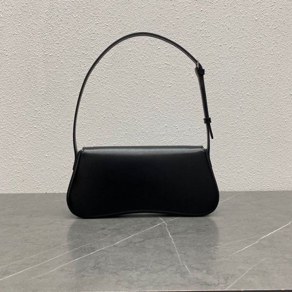 N品 セリーヌ バッグ 人気 ランキング CELINE バッグ 新作2024 ミディアム CELINE ローラ バッグ 115533BF4.38SI ブラック シルバー金具 - 画像 (8)