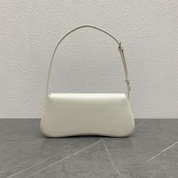 N品 セリーヌ バッグ 人気 ランキング CELINE バッグ 新作2024 ミディアム CELINE ローラ バッグ 115533BF4.00BB オブ ホワイト シルバー金具 - 画像 (8)