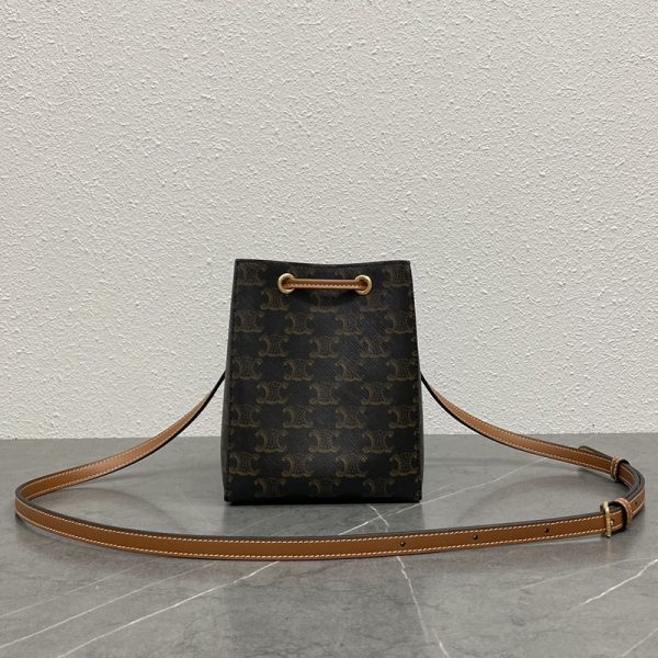 N品 セリーヌ バッグ 人気 ランキング CELINE 今流行りのバック レディース 2411775 タン ゴールド金具 - 画像 (5)