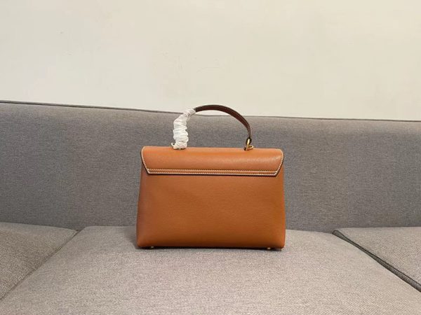 N品 セリーヌ バッグ 人気 ランキング CELINE ミディアム ニノ バッグ 117523FXK.18BU ブロンズ ゴールド金具 - 画像 (8)