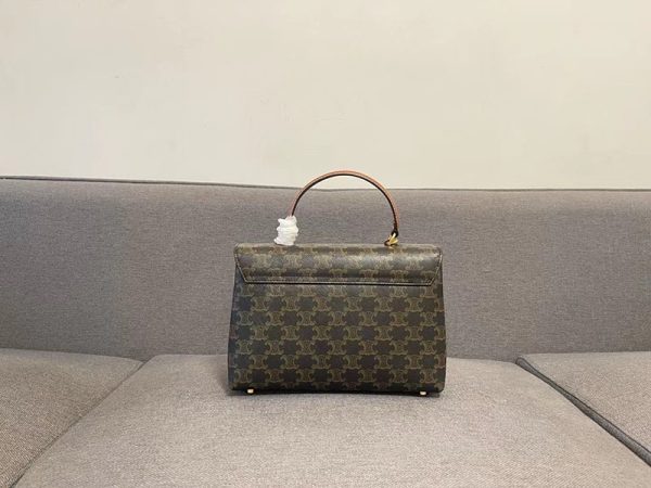 N品 セリーヌ バッグ 人気 ランキング CELINE ミディアム ニノ バッグ 117523FXK.04LU タン ゴールド金具 - 画像 (8)