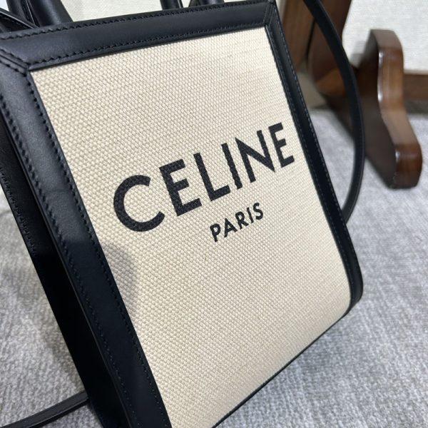 N品 セリーヌ バッグ 人気 ランキング CELINE ミニバーティカルカバ 193302BZK.38NO ブラック ゴールド金具 - 画像 (5)