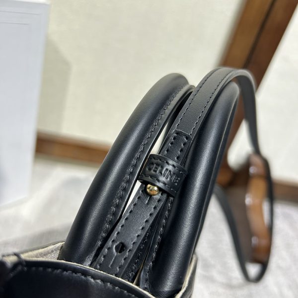 N品 セリーヌ バッグ 人気 ランキング CELINE ミニバーティカルカバ 193302BZK.38NO ブラック ゴールド金具 - 画像 (4)