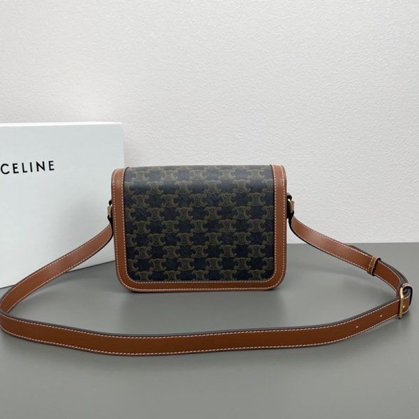 N品 セリーヌ バッグ 人気 ランキング CELINE クラシック トリオンフ バッグ 191242BZ4.04LU タン ゴールド金具 - 画像 (9)