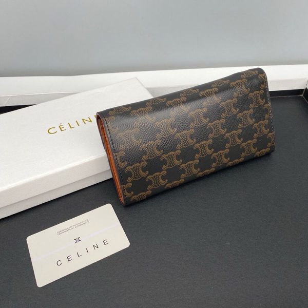 N品 セリーヌ バッグ 人気 ランキング CELINE ショルダーバッグ クロード 194142CUZ.04LU タン ゴールド金具 - 画像 (4)