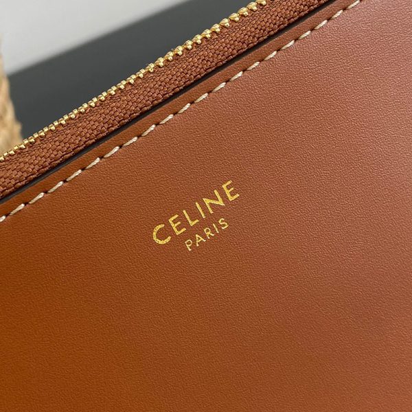 N品 セリーヌ バッグ 人気 ランキング ティーン サプル CELINE クラシック 115802FF7.04LU タン ゴールド金具 - 画像 (7)