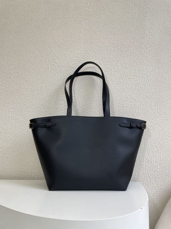 N品 セリーヌ バッグ 人気 ランキング CELINE トートバッグ ミニ カバ アナイス 118613ENY.38NO ブラック ゴールド金具 - 画像 (9)