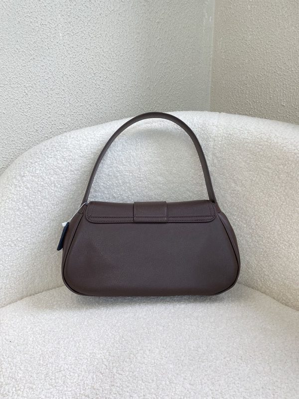 N品 セリーヌ バッグ 人気 ランキング CELINE ホーボーバッグ ハイブランド 8110 ヴィンテージブラウン ゴールド金具 - 画像 (8)