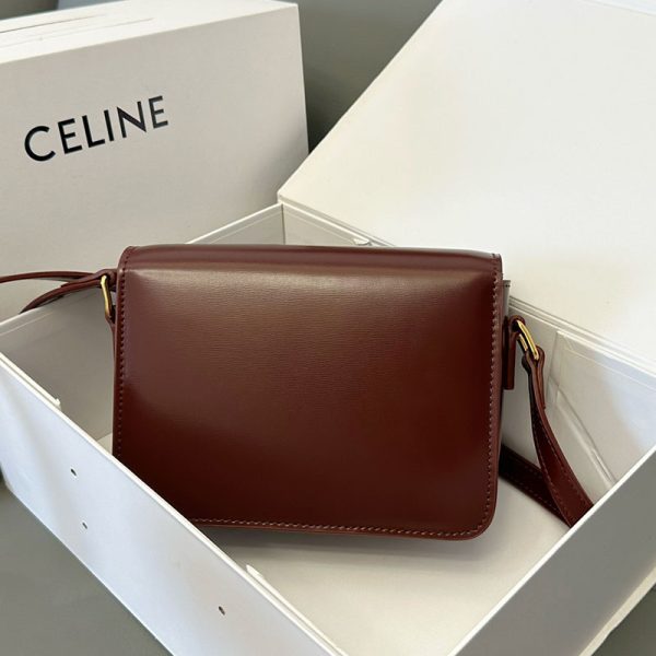 N品 セリーヌ バッグ 人気 ランキング CELINE ミディアム カレッジバッグ 113583BF4.28LB ライトバーガンディ ゴールド金具 - 画像 (9)