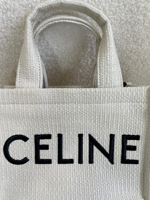 N品 セリーヌ バッグ 人気 ランキング CELINE トートバッグ ブランド 人気 ビジネス 2411853 ホワイト ゴールド金具 - 画像 (5)