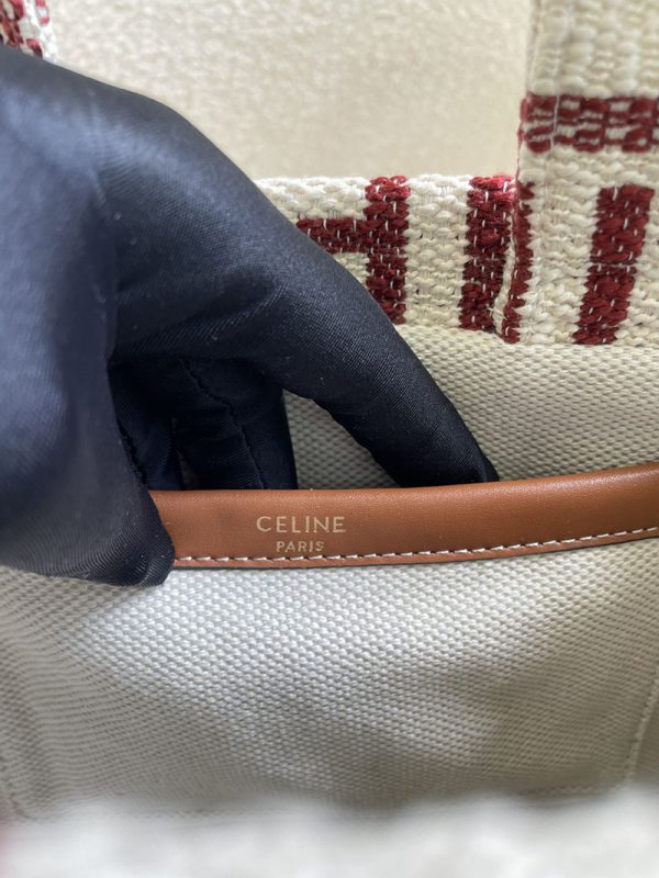 N品 セリーヌ バッグ 人気 ランキング CELINE トートバッグ ハイブランド 40代 2411856 ホワイト ゴールド金具 - 画像 (3)