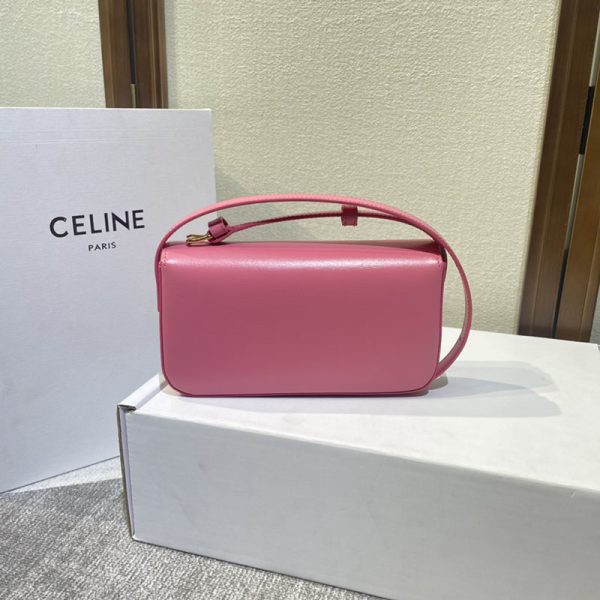 N品 セリーヌ バッグ 人気 ランキング CELINE 大人可愛い斜めがけバッグ ブランド 2411891 タン ゴールド金具 - 画像 (6)