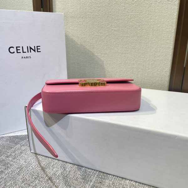 N品 セリーヌ バッグ 人気 ランキング CELINE 大人可愛い斜めがけバッグ ブランド 2411891 タン ゴールド金具 - 画像 (5)