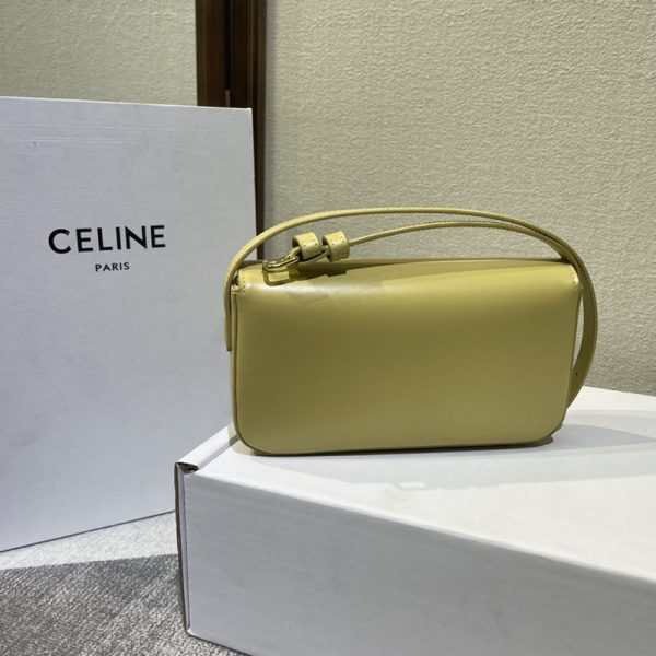 N品 セリーヌ バッグ 人気 ランキング CELINE ショルダーバッグ レディース 人気 斜めがけ 2411892 ポレン ゴールド金具 - 画像 (7)