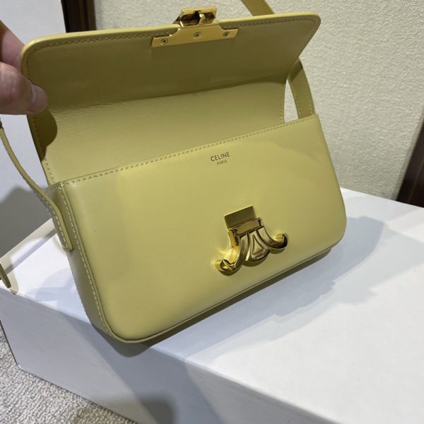 N品 セリーヌ バッグ 人気 ランキング CELINE ショルダーバッグ レディース 人気 斜めがけ 2411892 ポレン ゴールド金具 - 画像 (3)