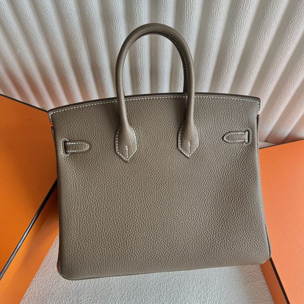 バーキン超N品 エルメスの人気バッグ HERMES バーキン25 エトゥープ トゴ ゴールド金具 2025定価 2513001 - 画像 (7)