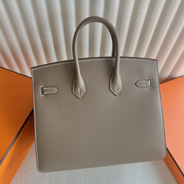 バーキン超N品 エルメスの人気バッグ HERMES バーキン25 セリエ エトゥープ ヴォーエプソン ゴールド金具 2025定価 2513005 - 画像 (7)