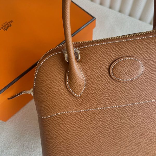 ボリード超N品 エルメス 手提げバッグ HERMES ボリード27 ゴールド ヴォーエプソン ゴールド金具 2025定価 2513010 - 画像 (9)