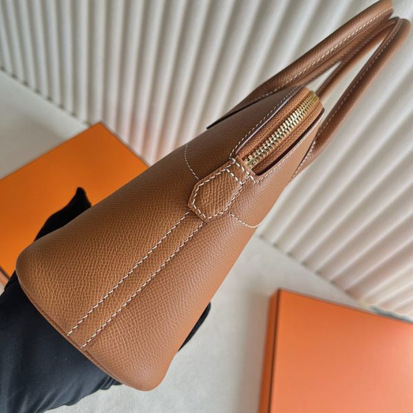 ボリード超N品 エルメス 手提げバッグ HERMES ボリード27 ゴールド ヴォーエプソン ゴールド金具 2025定価 2513010 - 画像 (8)