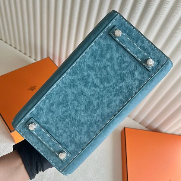 バーキン超N品 エルメスの人気バッグ HERMES バーキン25 セリエ ニューブルージーン ヴォーエプソン シルバー金具 2025定価 2513025 - 画像 (2)