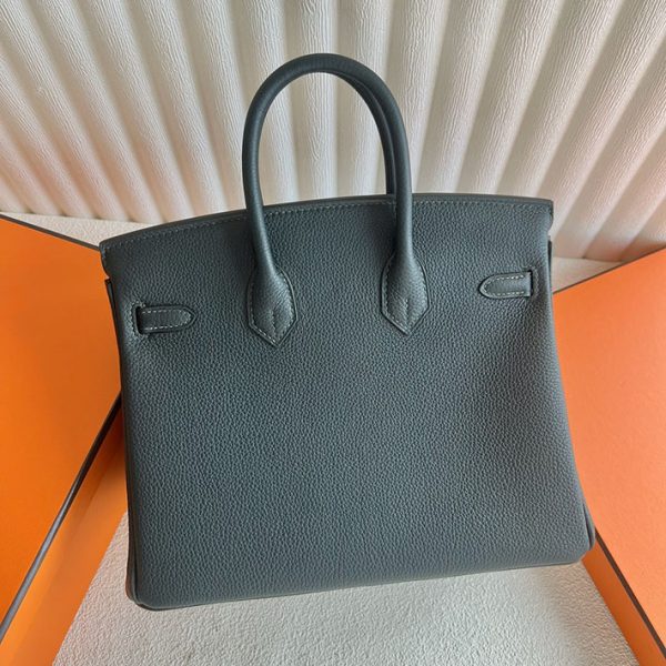 バーキン超N品 エルメスの人気バッグ HERMES バーキン25 ヴェールシプレ トゴ シルバー金具 2025定価 2513028 - 画像 (7)