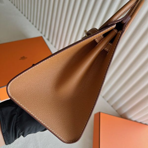 バーキン超N品 エルメスの人気バッグ HERMES バーキン25 セリエ ゴールド ヴォーエプソン ゴールド金具 2025定価 2513046 - 画像 (8)