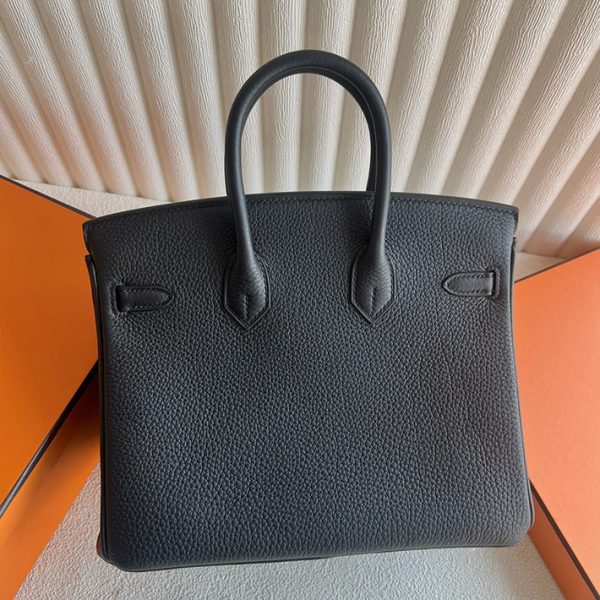 バーキン超N品 エルメスの人気バッグ HERMES バーキン25 黒 ブラック トゴ シルバー金具 2025定価 2513050 - 画像 (7)