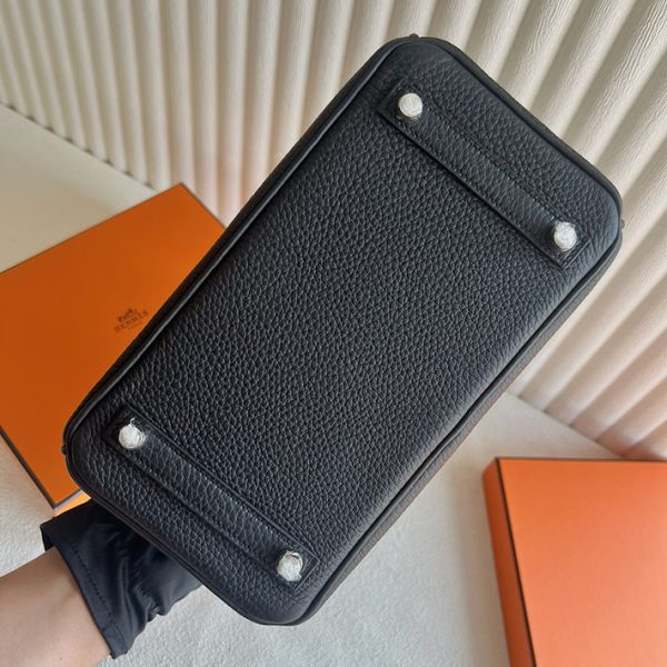 バーキン超N品 エルメスの人気バッグ HERMES バーキン25 黒 ブラック トゴ シルバー金具 2025定価 2513050 - 画像 (2)