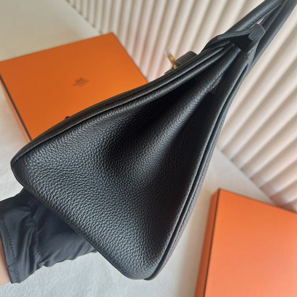 バーキン超N品 エルメスの人気バッグ HERMES バーキン25 黒 ブラック トゴ ゴールド金具 2025定価 2513051 - 画像 (8)