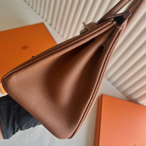 バーキン超N品 エルメスの人気バッグ HERMES バーキン25 ゴールド トゴ ゴールド金具 2025定価 2513052 - 画像 (8)