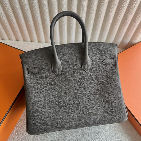 バーキン超N品 エルメスの人気バッグ HERMES バーキン25 エタン トゴ ローズゴールド金具 2025定価 2513055 - 画像 (7)