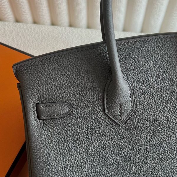 バーキン超N品 エルメスの人気バッグ HERMES バーキン25 エタン トゴ ローズゴールド金具 2025定価 2513055 - 画像 (6)