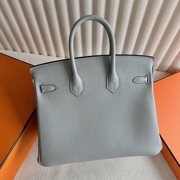 バーキン超N品 エルメスの人気バッグ HERMES バーキン25 ブルーグラシエ トゴ ゴールド金具 2025定価 2513059 - 画像 (7)