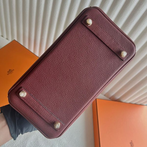 バーキン超N品 エルメスの人気バッグ HERMES バーキン25 ルージュアッシュ トゴ ゴールド金具 2025定価 2513060 - 画像 (2)