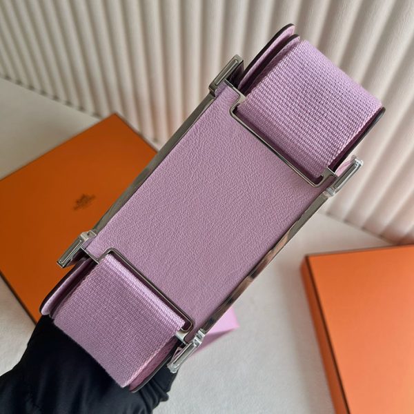 エルメス 新作 バッグ HERMES 人気バッグ ゲタ モーヴシルベストル シェブルミゾル シルバー金具 2025定価 2513072 - 画像 (3)