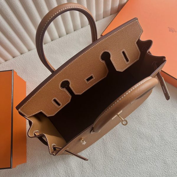 バーキン超N品 エルメスの人気バッグ HERMES バーキン30 ゴールド ヴォーエプソン ゴールド金具 2025定価 2513074 - 画像 (4)