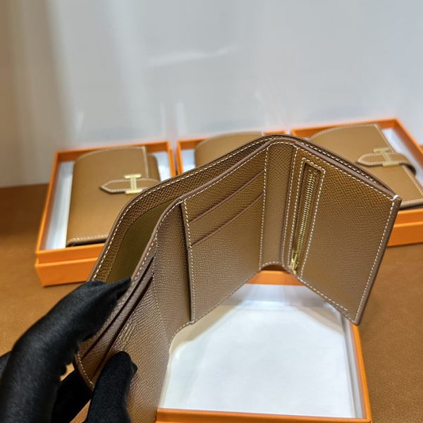 エルメス 財布 ベアン 三つ折り HERMES ベアン コンビネ ゴールド ヴォーエプソン ゴールド金具 2025定価 2513083 - 画像 (4)