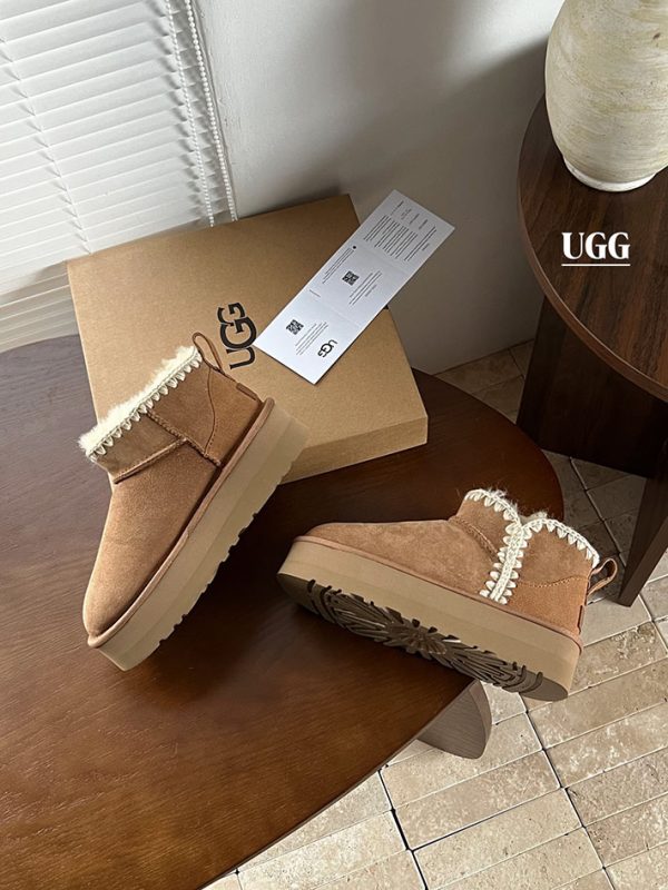 最高級UGGスーパーコピー靴 UGGムートンブーツコピー ugg 厚底ブーツ 人気 チェスナット 2514094 - 画像 (8)