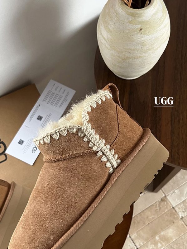 最高級UGGスーパーコピー靴 UGGムートンブーツコピー ugg 厚底ブーツ 人気 チェスナット 2514094 - 画像 (7)