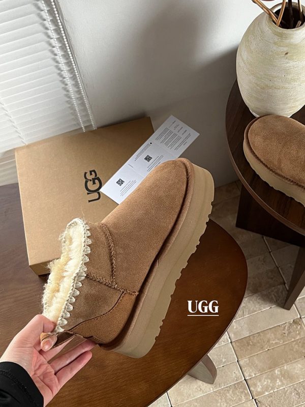 最高級UGGスーパーコピー靴 UGGムートンブーツコピー ugg 厚底ブーツ 人気 チェスナット 2514094 - 画像 (6)