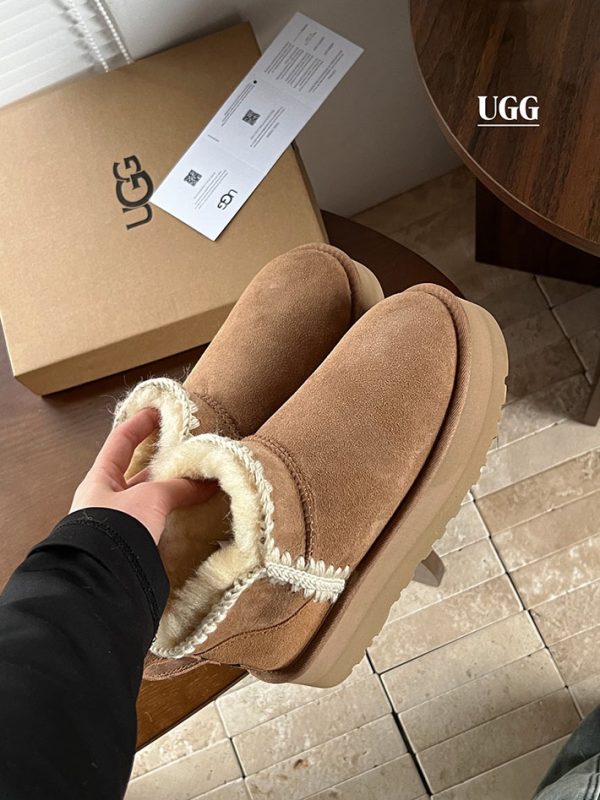 最高級UGGスーパーコピー靴 UGGムートンブーツコピー ugg 厚底ブーツ 人気 チェスナット 2514094 - 画像 (3)