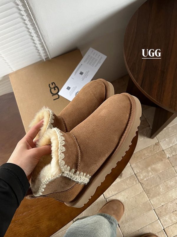 最高級UGGスーパーコピー靴 UGGムートンブーツコピー ugg 厚底ブーツ 口コミ チェスナット 2514095 - 画像 (7)