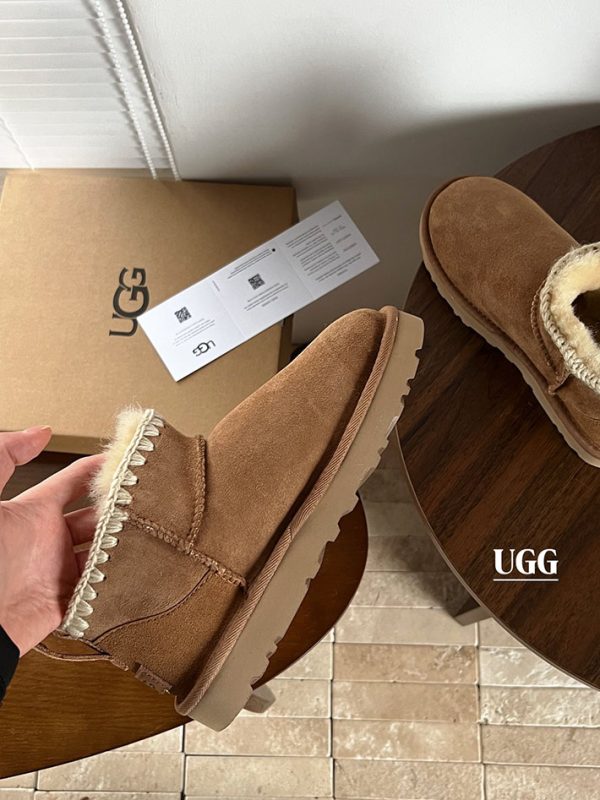 最高級UGGスーパーコピー靴 UGGムートンブーツコピー ugg 厚底ブーツ 口コミ チェスナット 2514095 - 画像 (6)