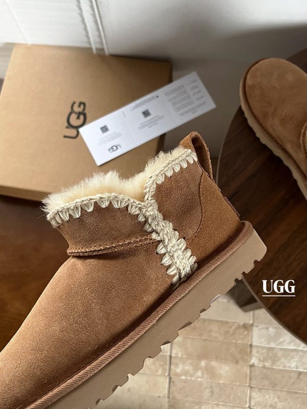 最高級UGGスーパーコピー靴 UGGムートンブーツコピー ugg 厚底ブーツ 口コミ チェスナット 2514095 - 画像 (5)