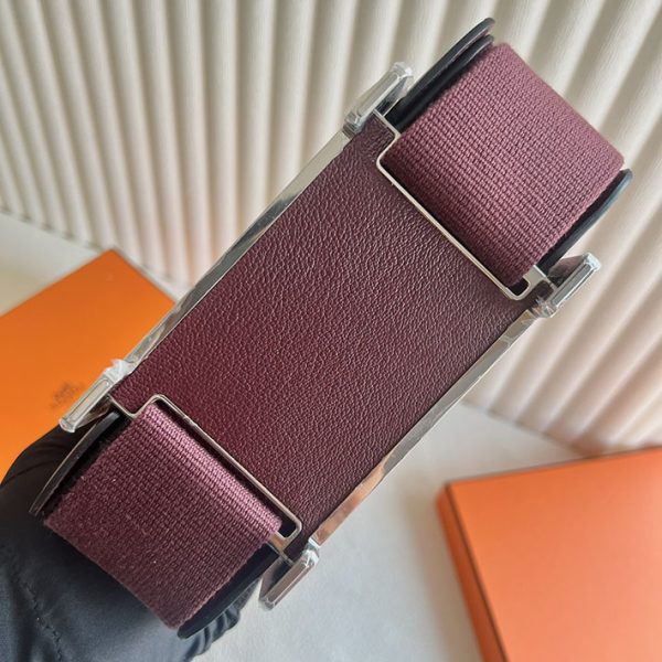 エルメス 新作 バッグ HERMES 人気バッグ ゲタ ルージュアッシュ シェブルミゾル シルバー金具 2025定価 2513100 - 画像 (3)