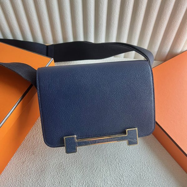 HERMES 人気バッグ ゲタ ブルーサフィール