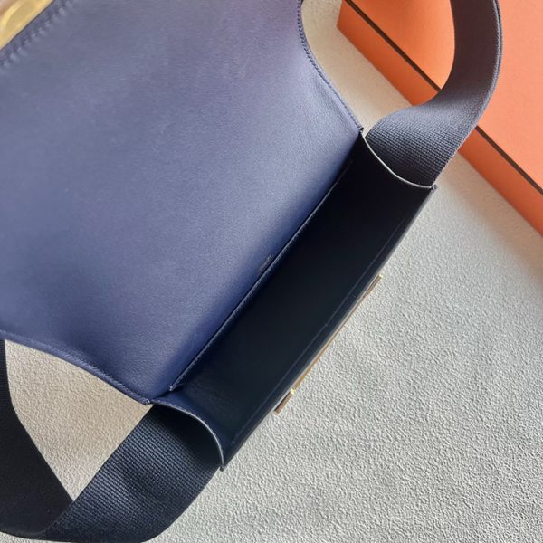 エルメス 新作 バッグ HERMES 人気バッグ ゲタ ブルーサフィール シェブルミゾル ゴールド金具 2025定価 2513101 - 画像 (6)